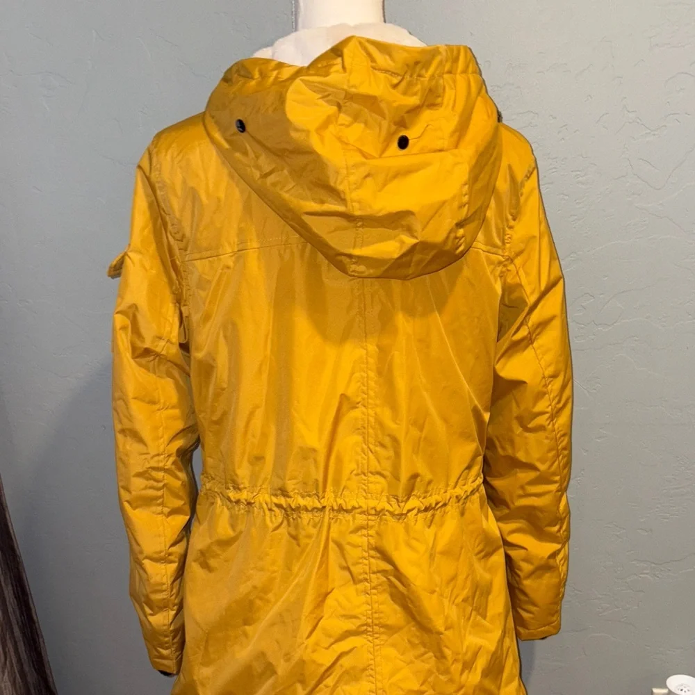 Urban Republic Yellow Utility Jacket with Hood and Water-Resistant Fabric - Picture 5 of 8